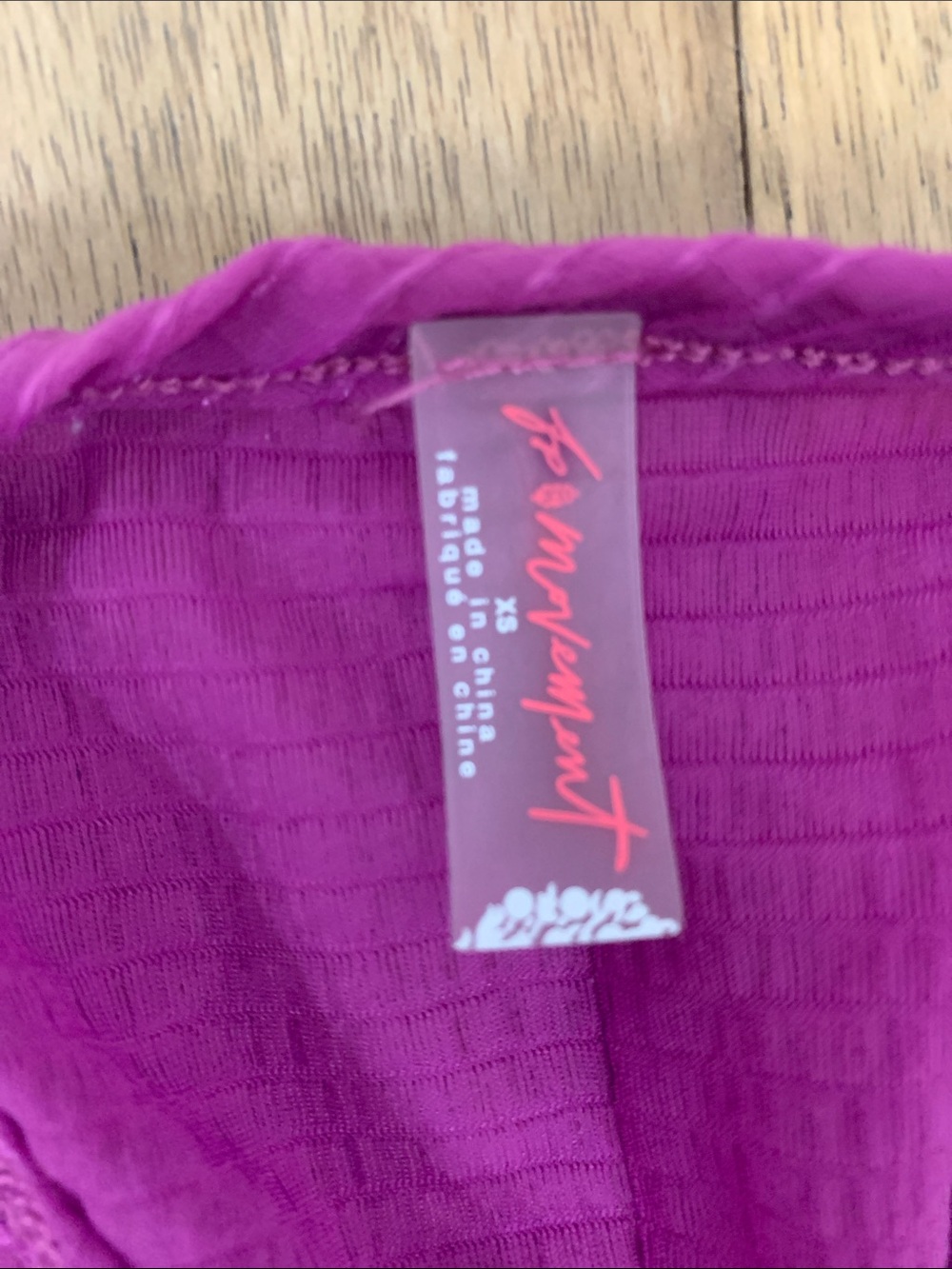 Free People Magenta Ribbed Racerback Tank - Picture 3 of 10